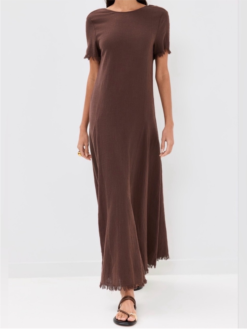 STAUD Brown Maxi Dress - Picture 7 of 10